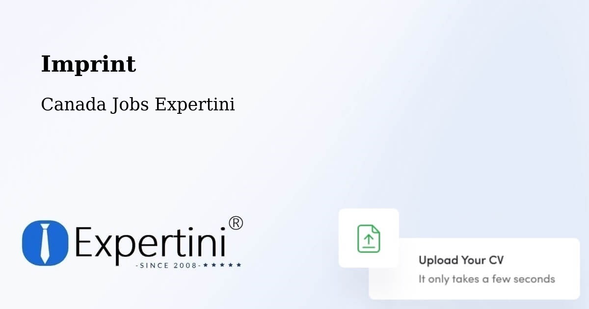 Imprint – Kitchener - Canada Jobs Expertini